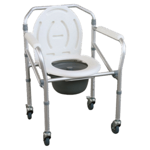 Commode Chair with Wheels